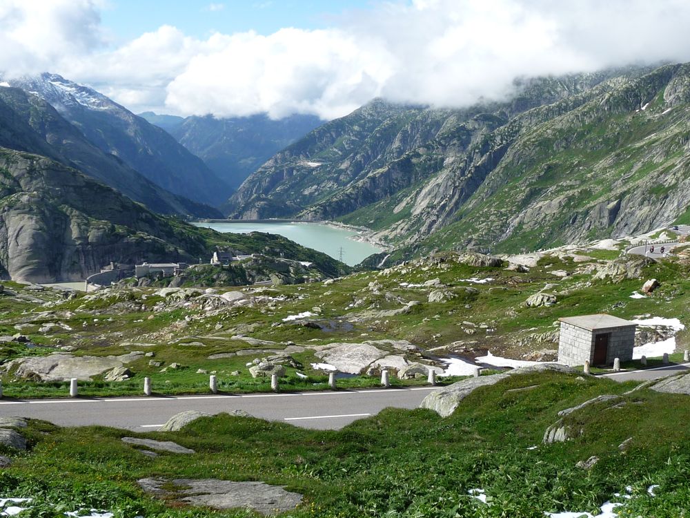 Stausee von oben